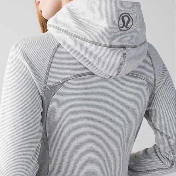 Lululemon Scuba Hoodie III (First Release)
Stripe White Heathered Medium Grey - Picture 4 of 14